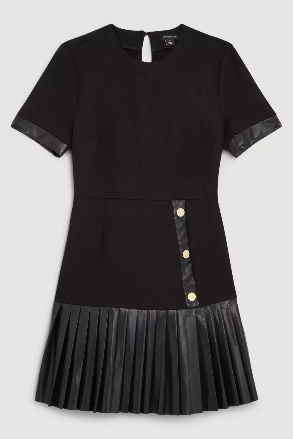 Karen millen pleated hem tailored clearance dress