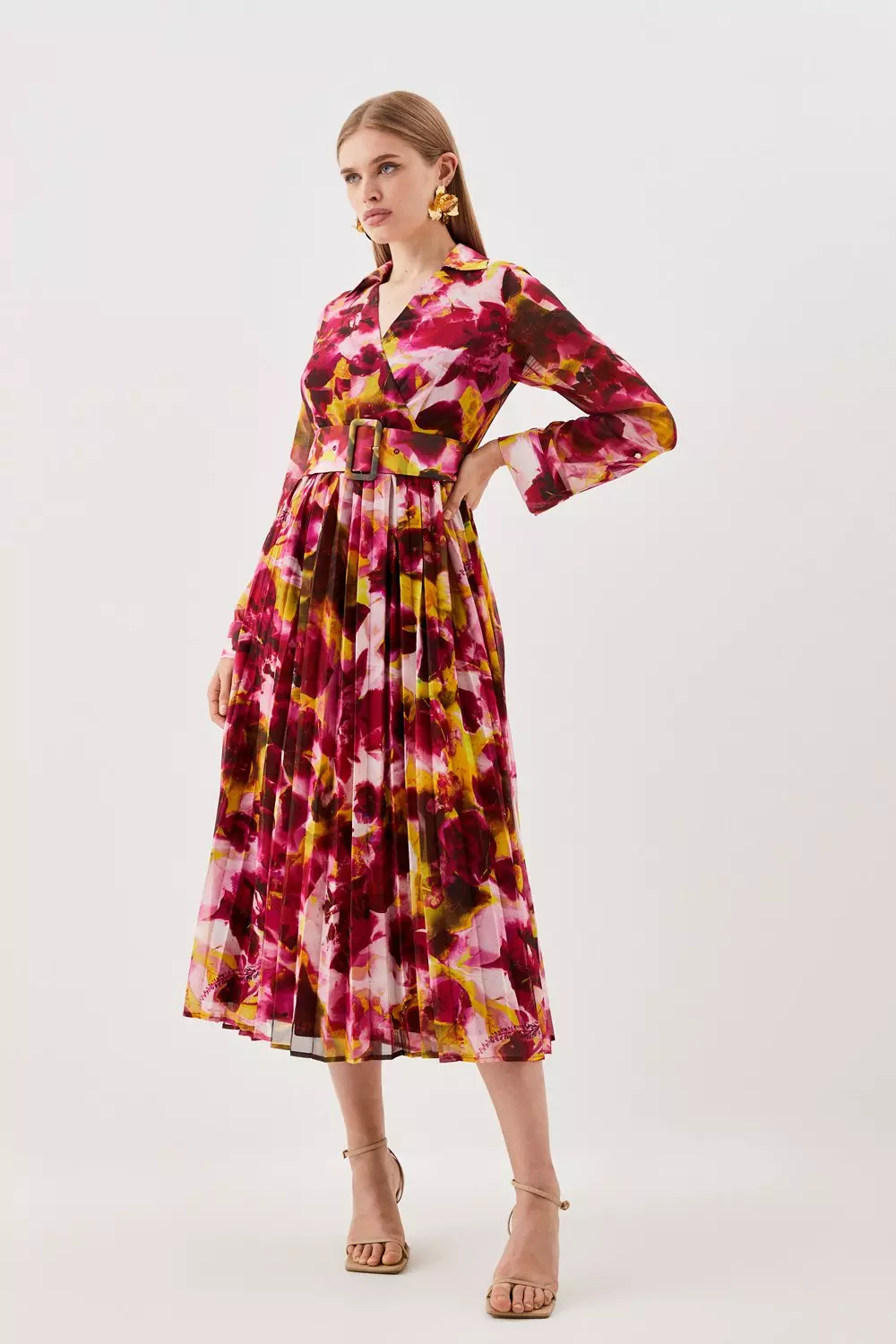 Petite maxi 2025 wrap dress