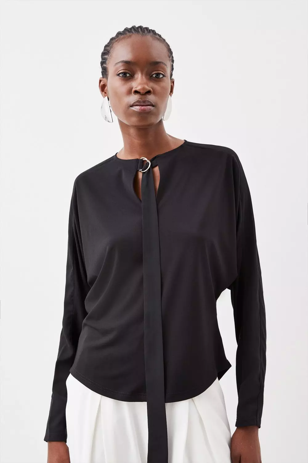 Karen millen cap sleeve top sale