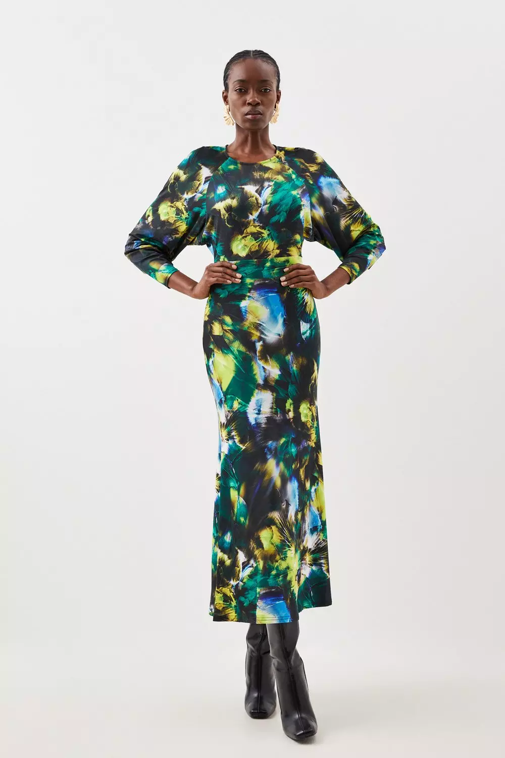 Karen millen hotsell floral midi dress