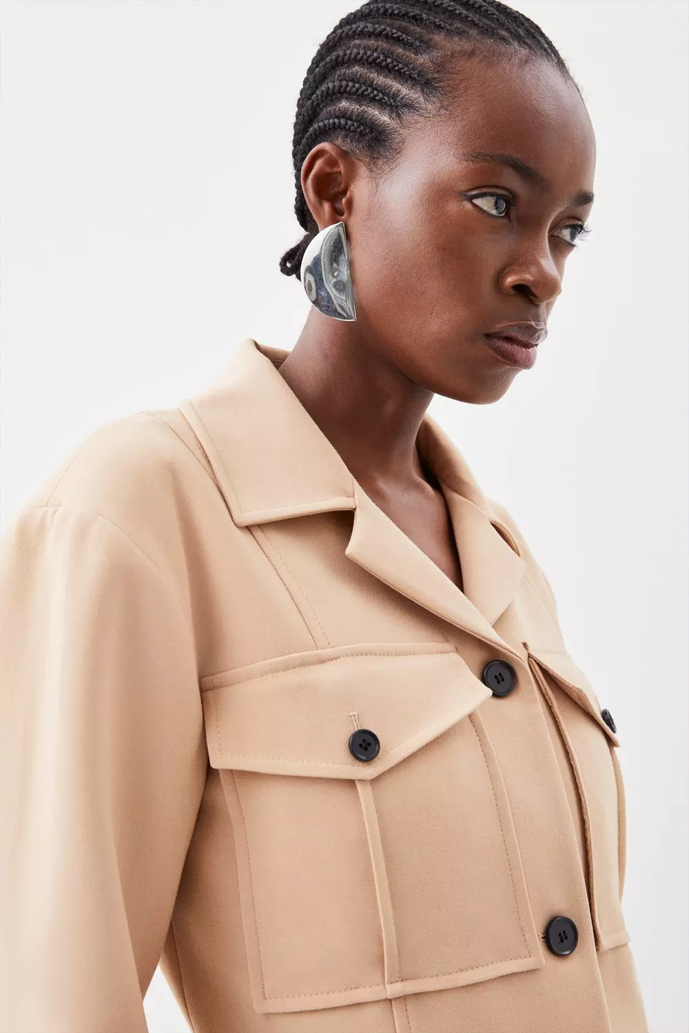 Military Braid Trench Coat - Ready-to-Wear