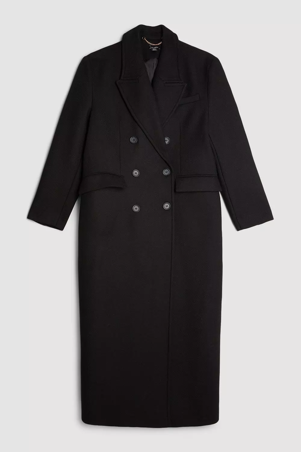 H and m double breasted outlet coat