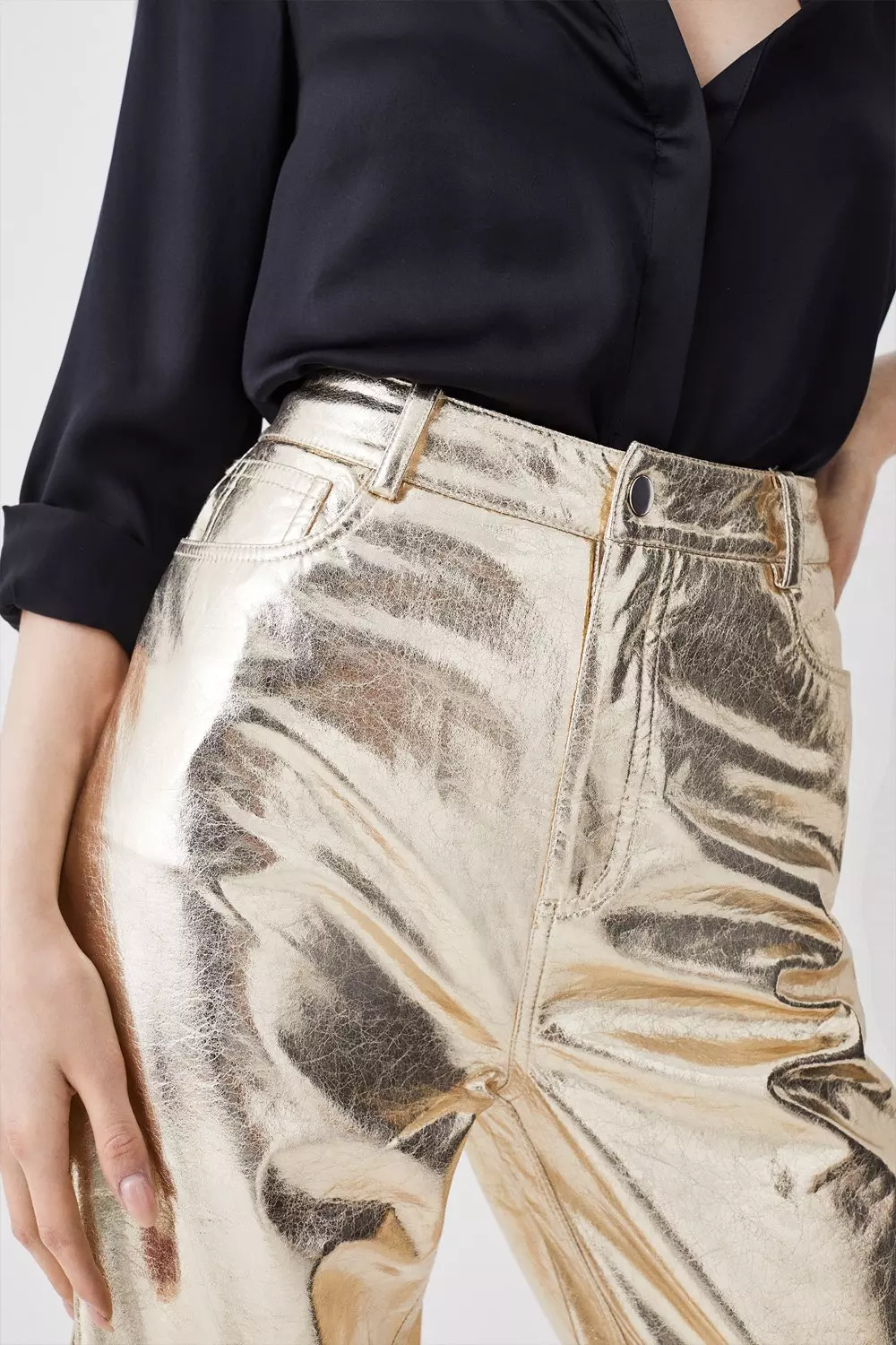 Gold Trousers  Karen Millen UK