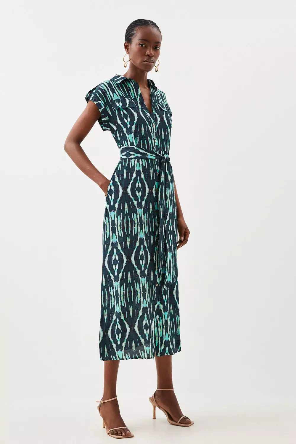 Karen millen cheap wrap shirt dress