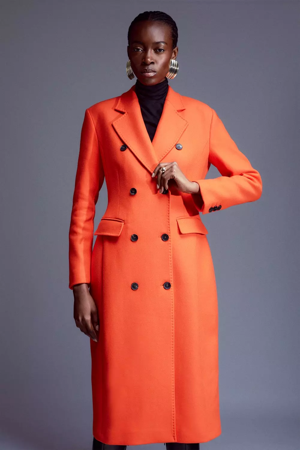 Wool blend clearance tailored coat