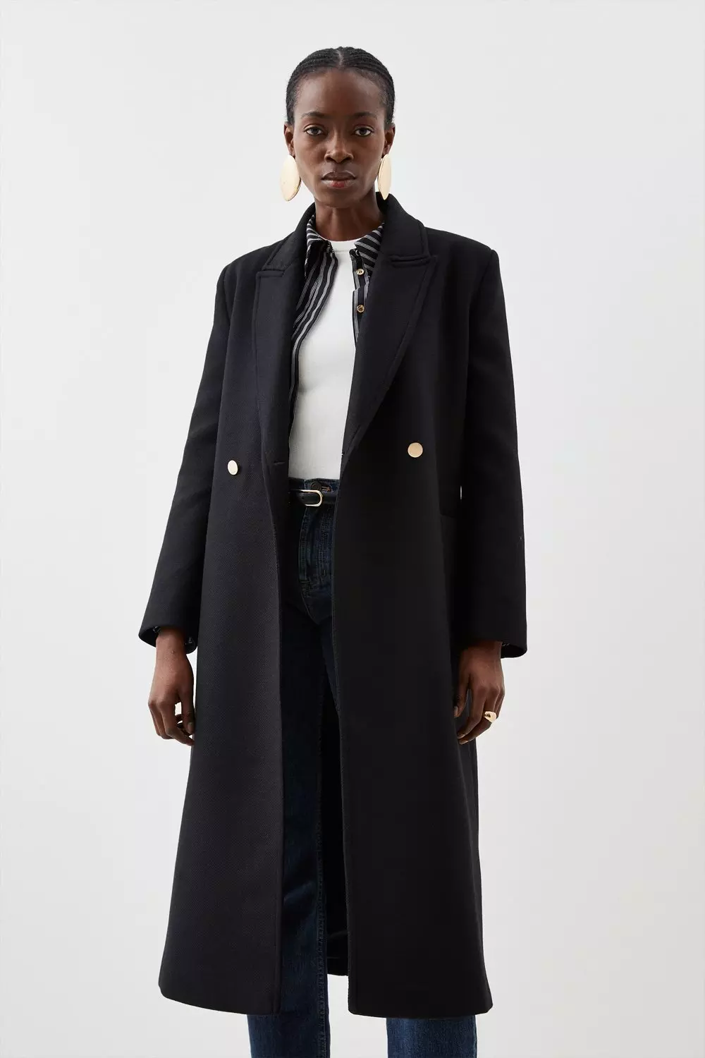 Karen millen clearance tailored wrap coat