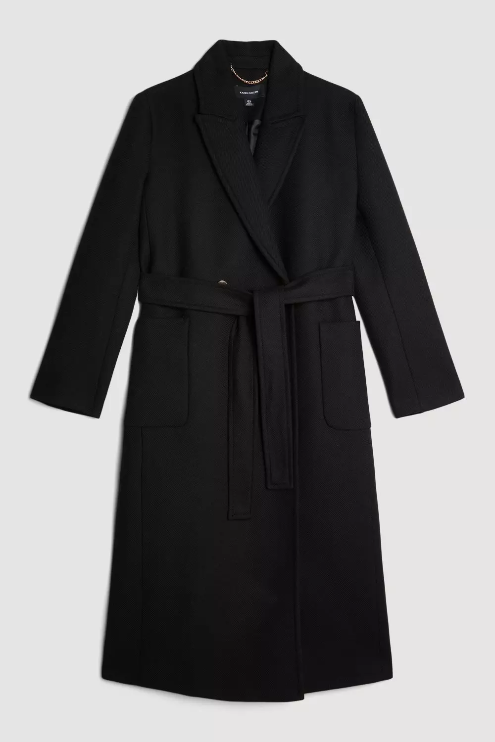 Karen millen 2025 tailored wrap coat