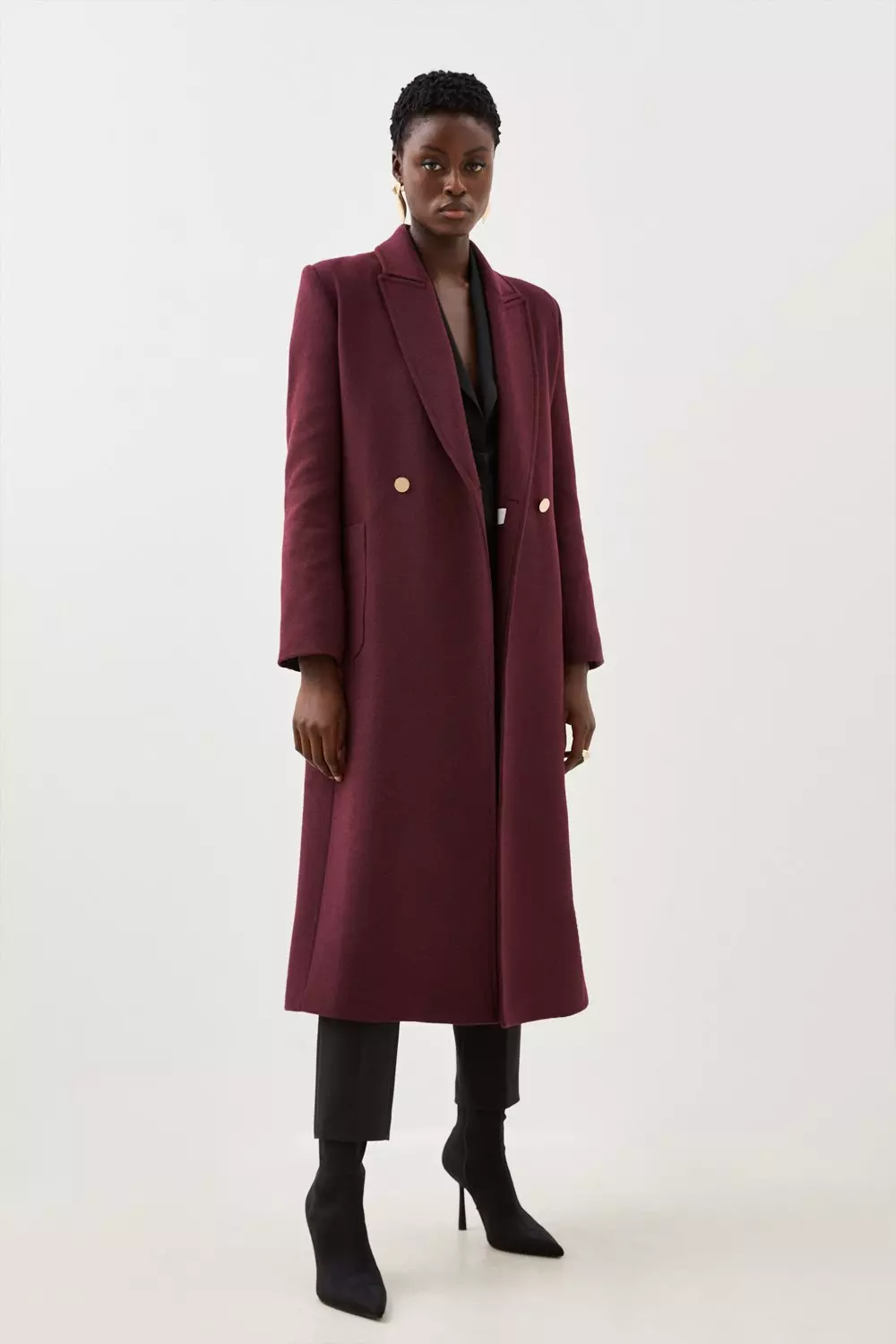 Wine wrap coat sale