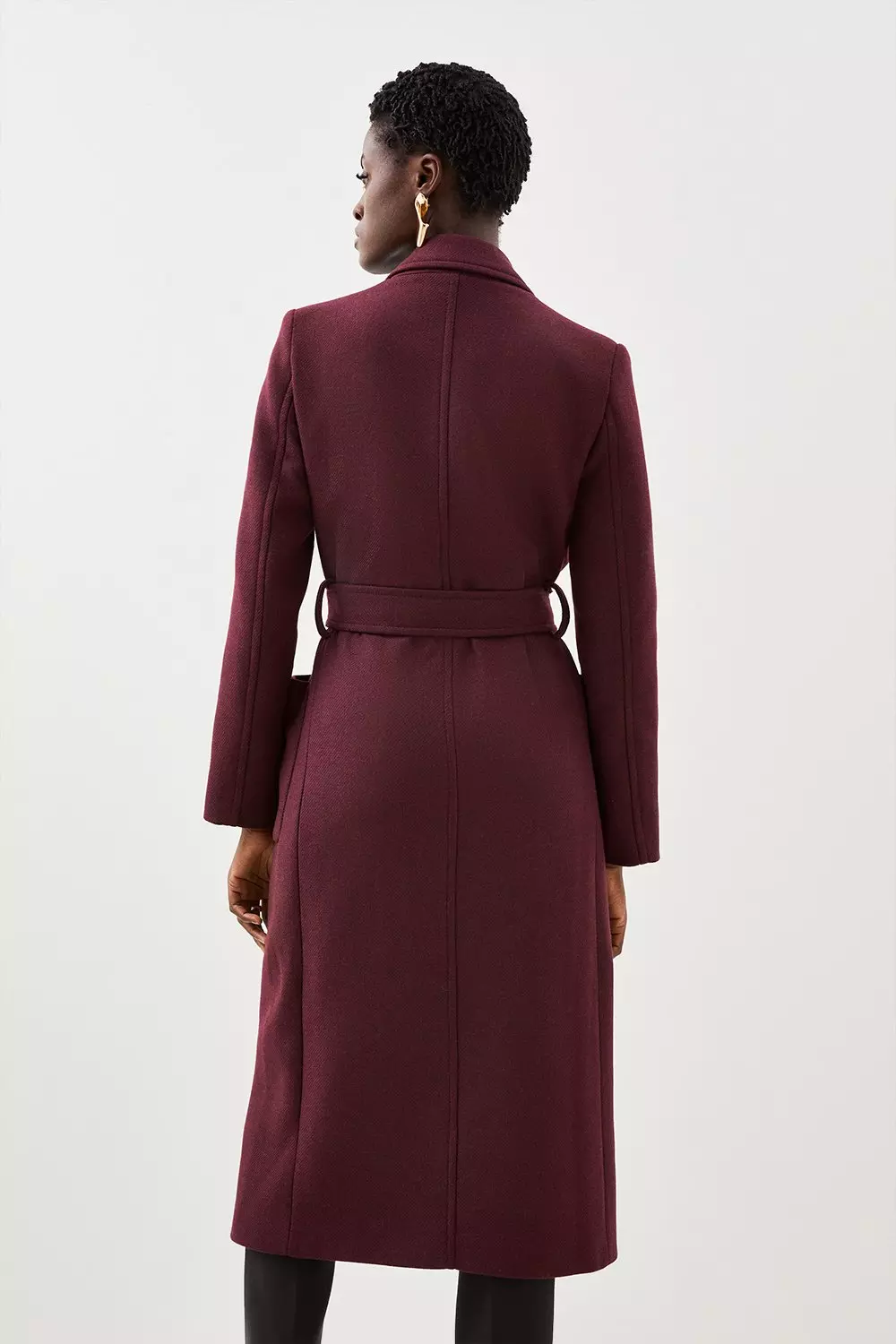 Wine clearance wrap coat