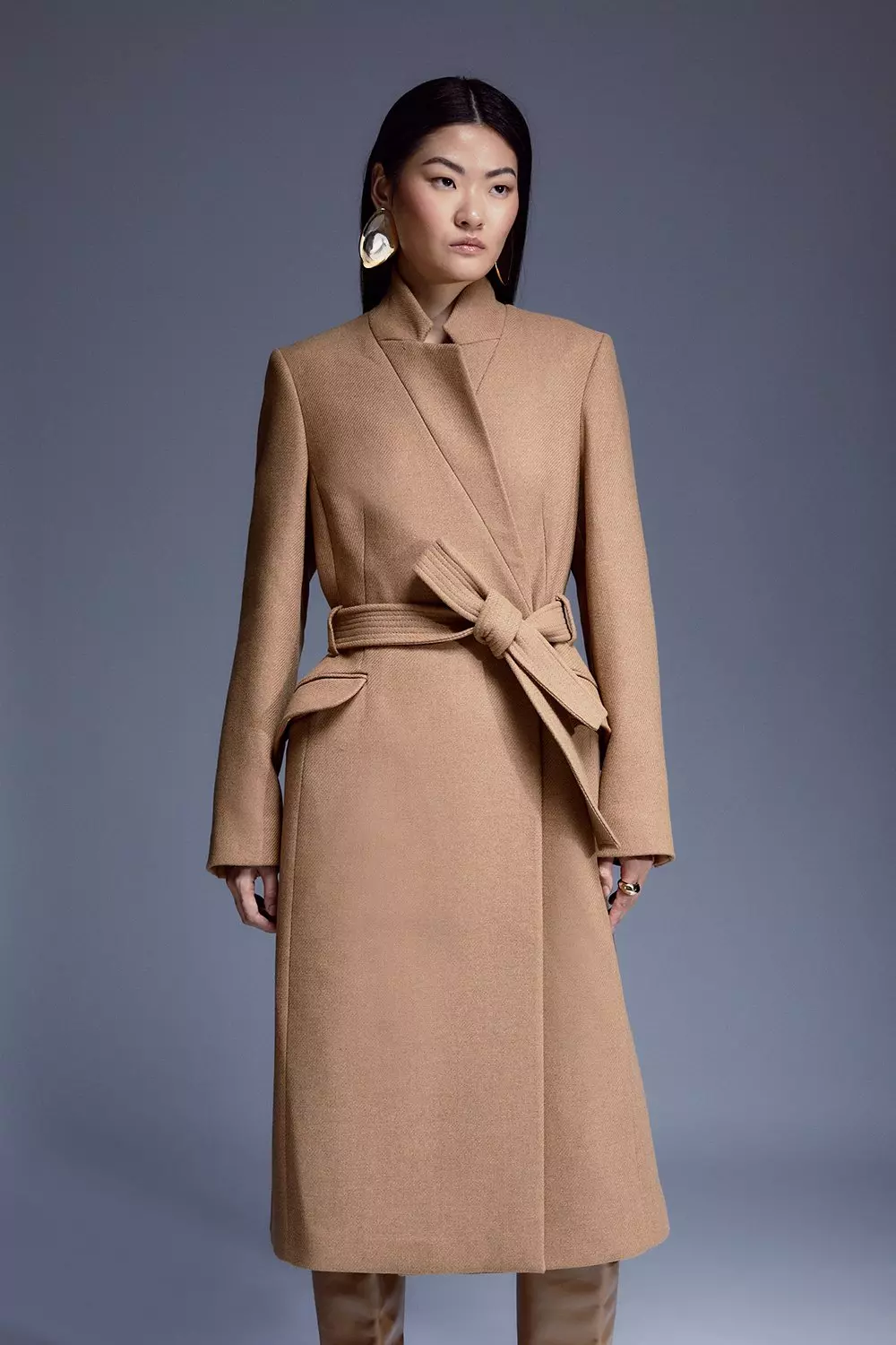 Karen millen store camel coat