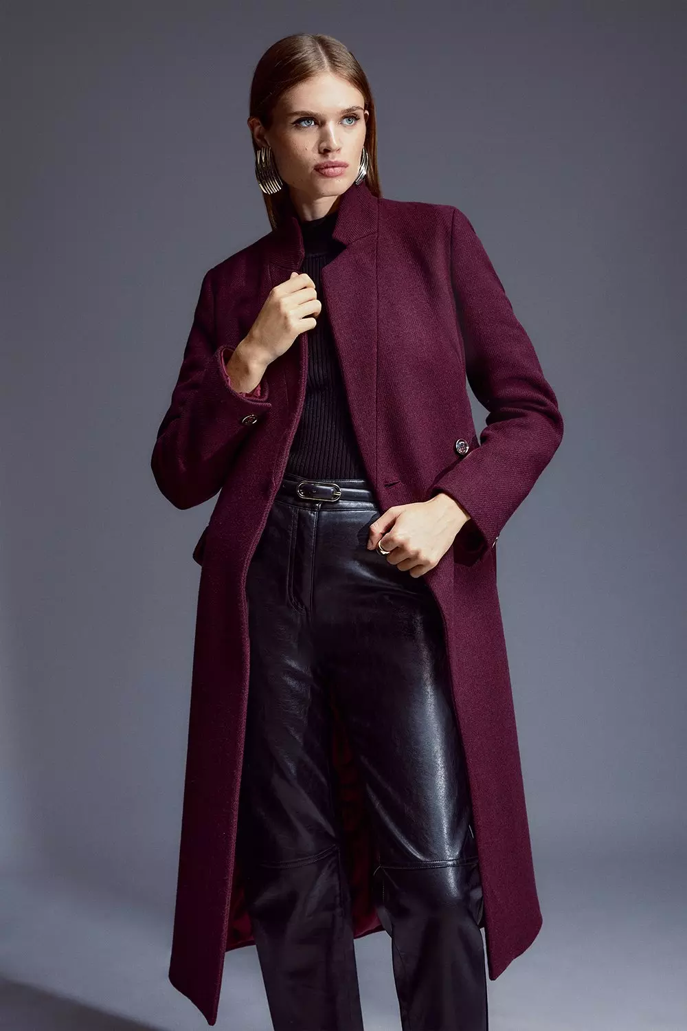 Karen millen hotsell wool coat