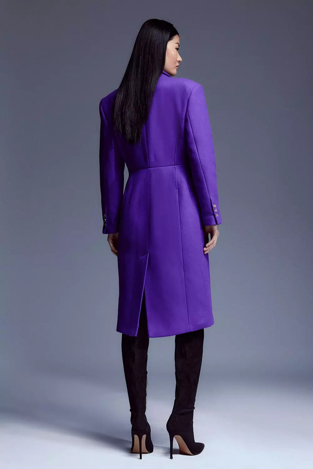 Petite hot sale purple coat