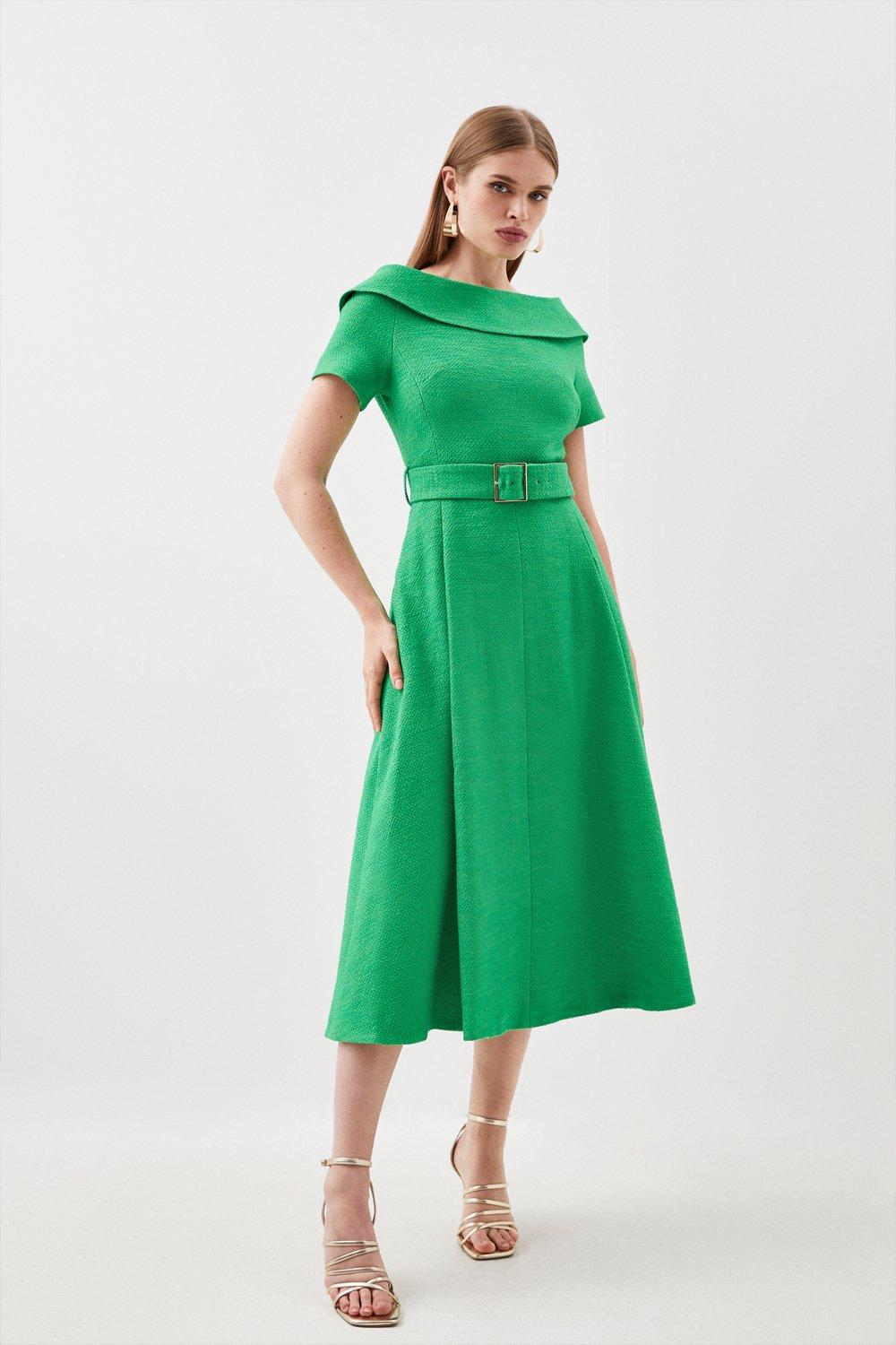 Karen millen outlet green dress