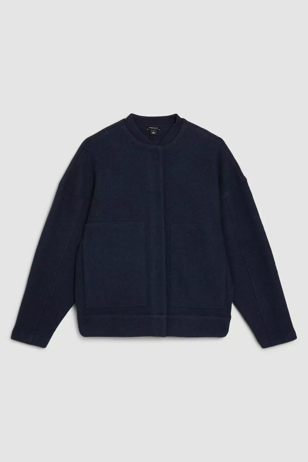 Boiled wool outlet bomber