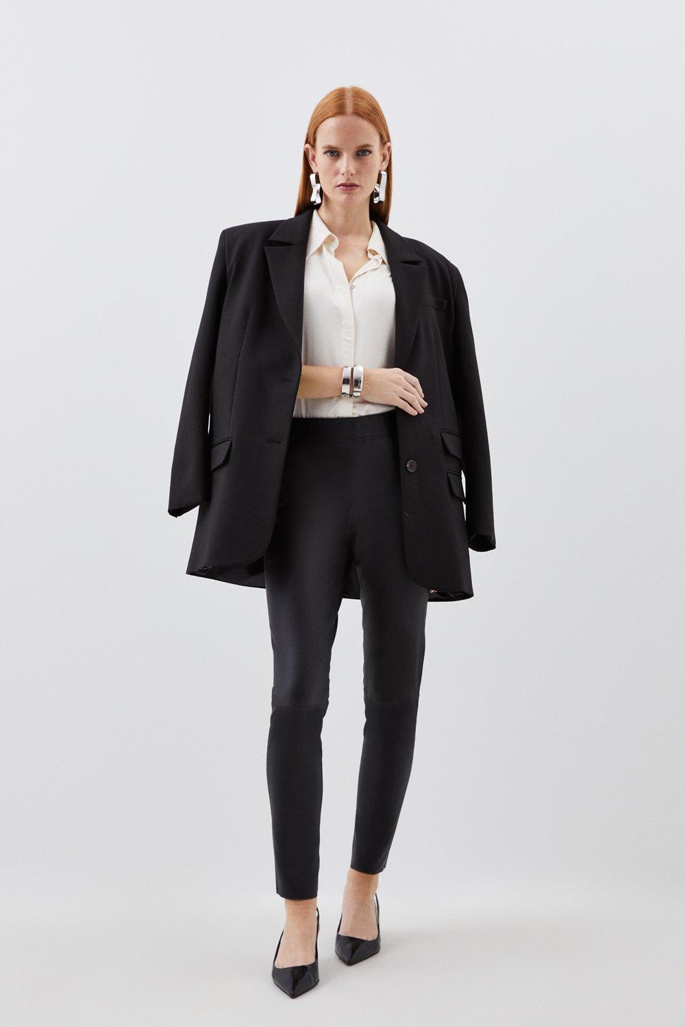 Karen millen sales leather leggings