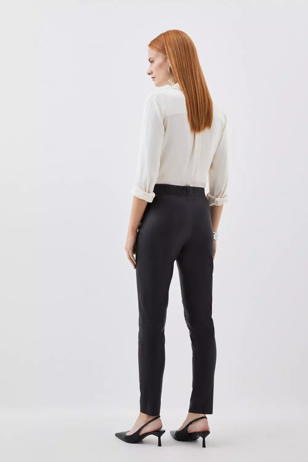 Stretch Leather Legging | Karen Millen