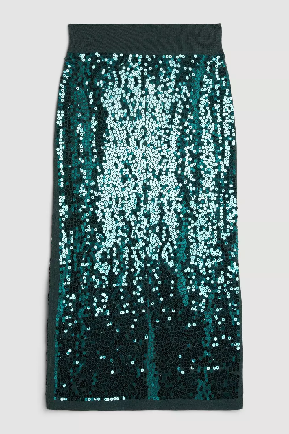 Karen millen sequin 2024 leopard midi skirt