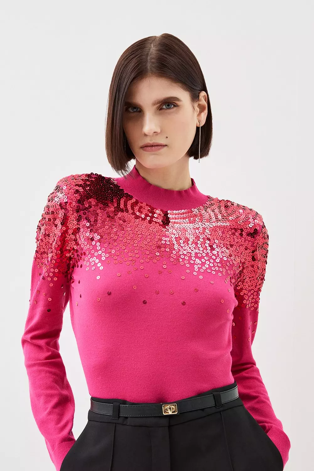 Sequin shop knit jumper