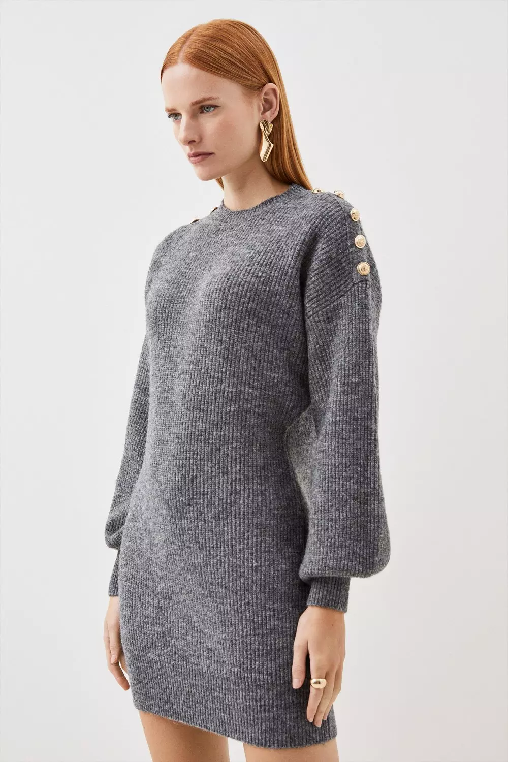 andmary Karen knit set mini dress-