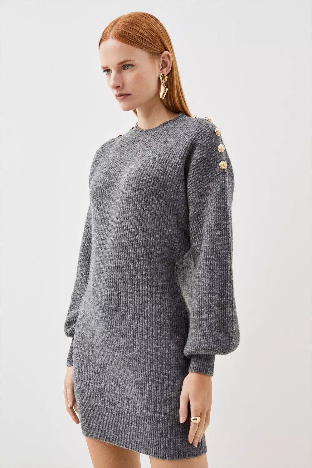 Karen millen sweater clearance dress