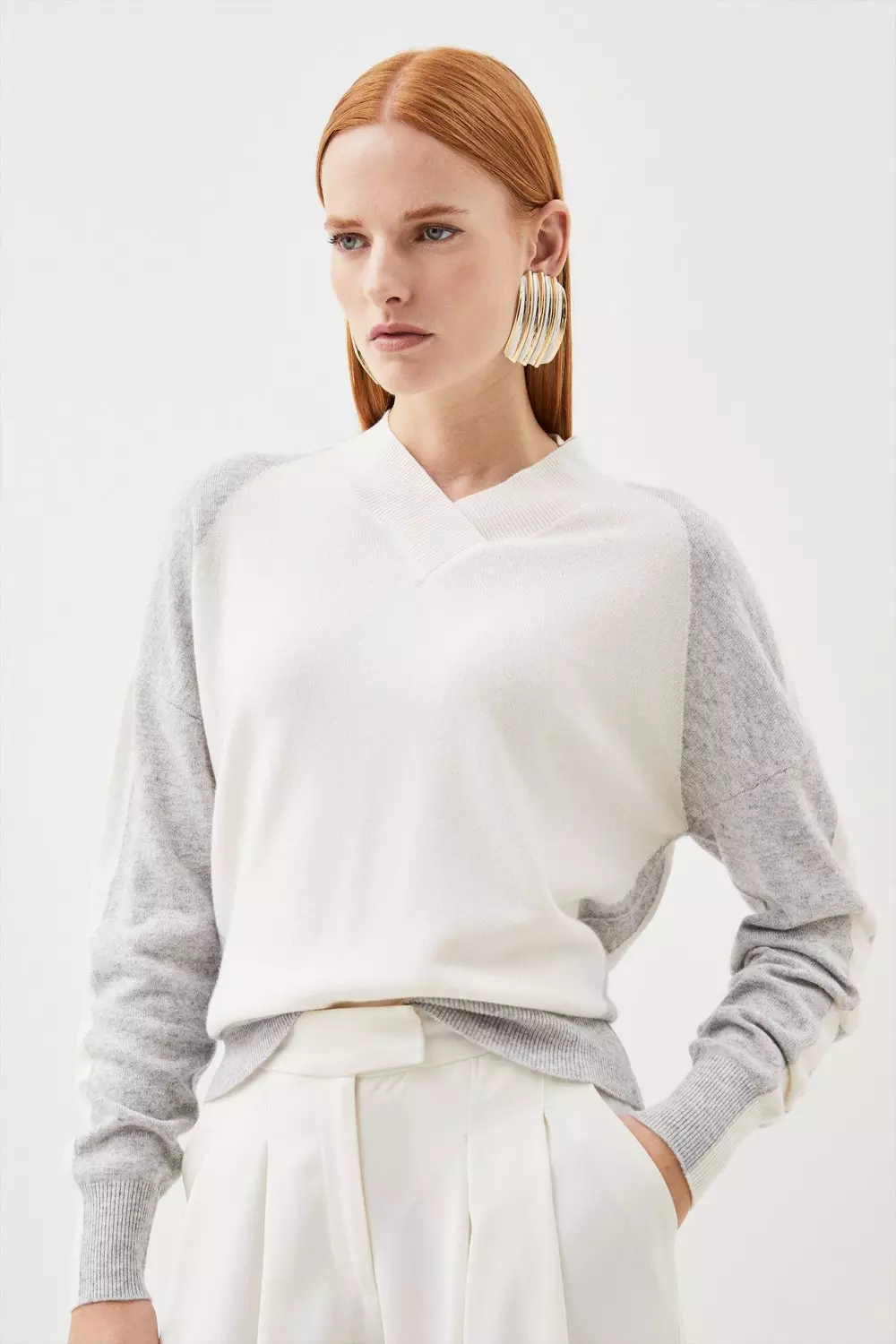 Karen millen clearance cashmere knit tunic