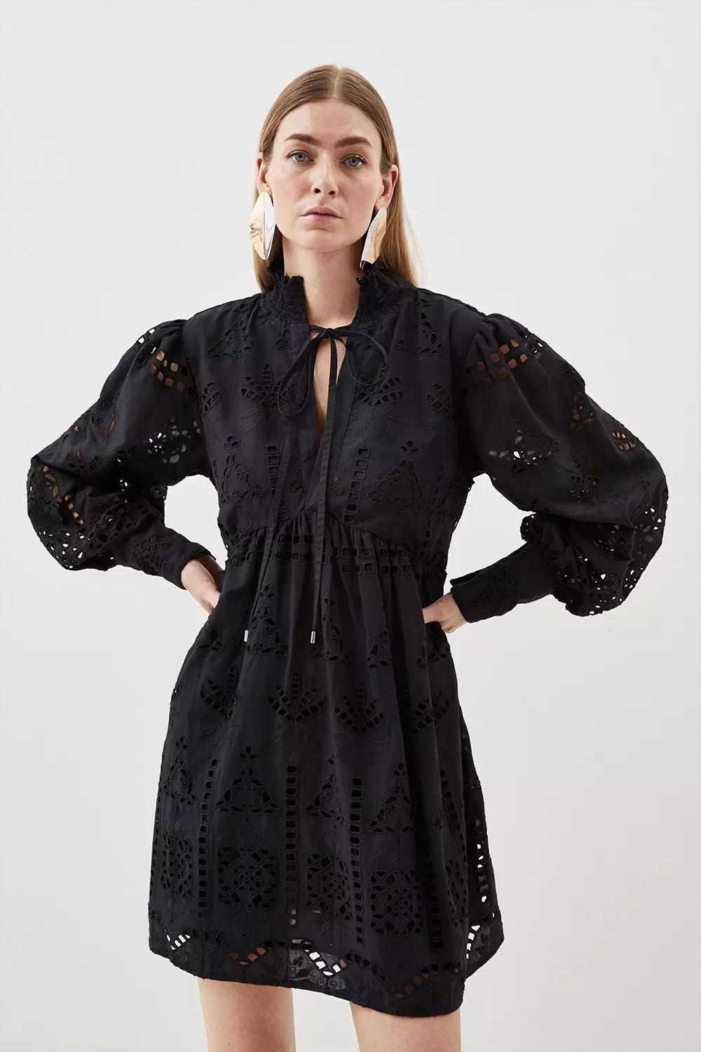 Karen millen shop broderie kaftan