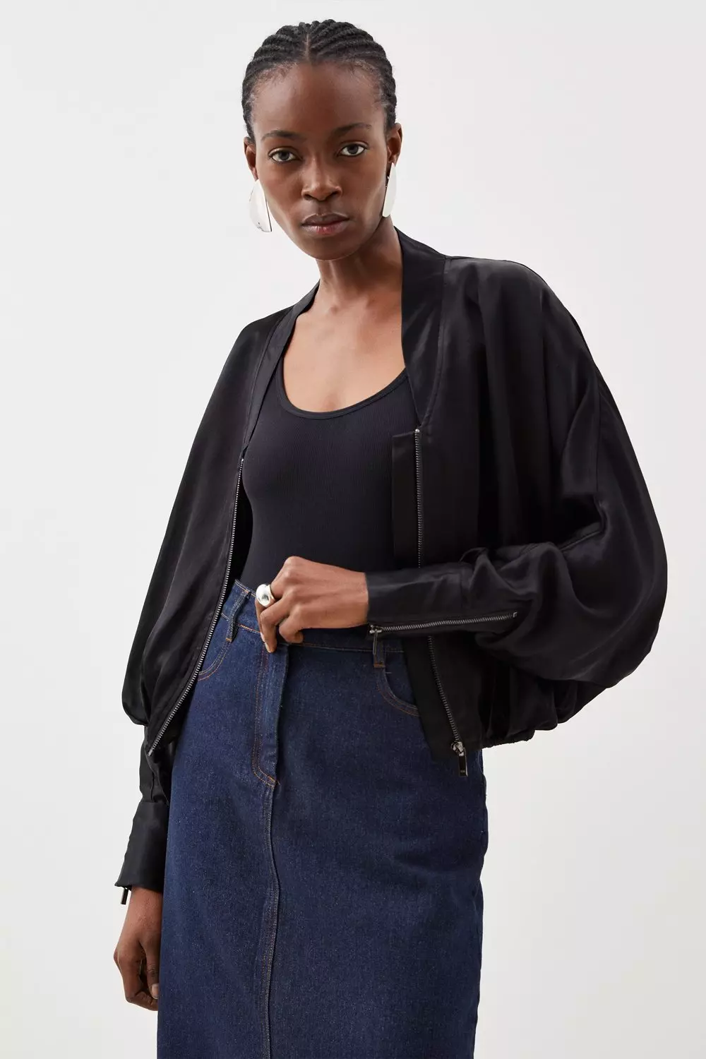 Karen millen bomber outlet jacket