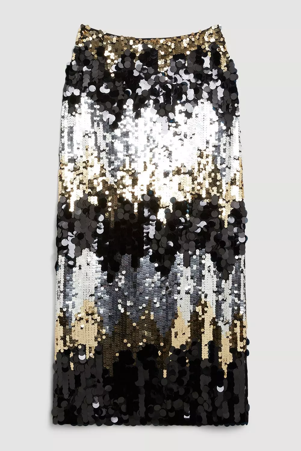 Karen millen clearance gold sequin skirt