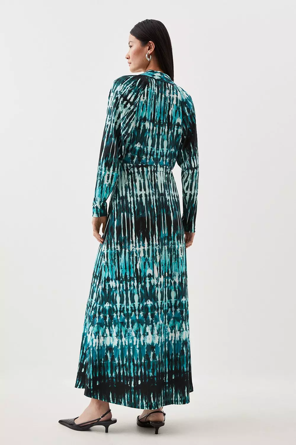 Karen millen abstract print dress sale