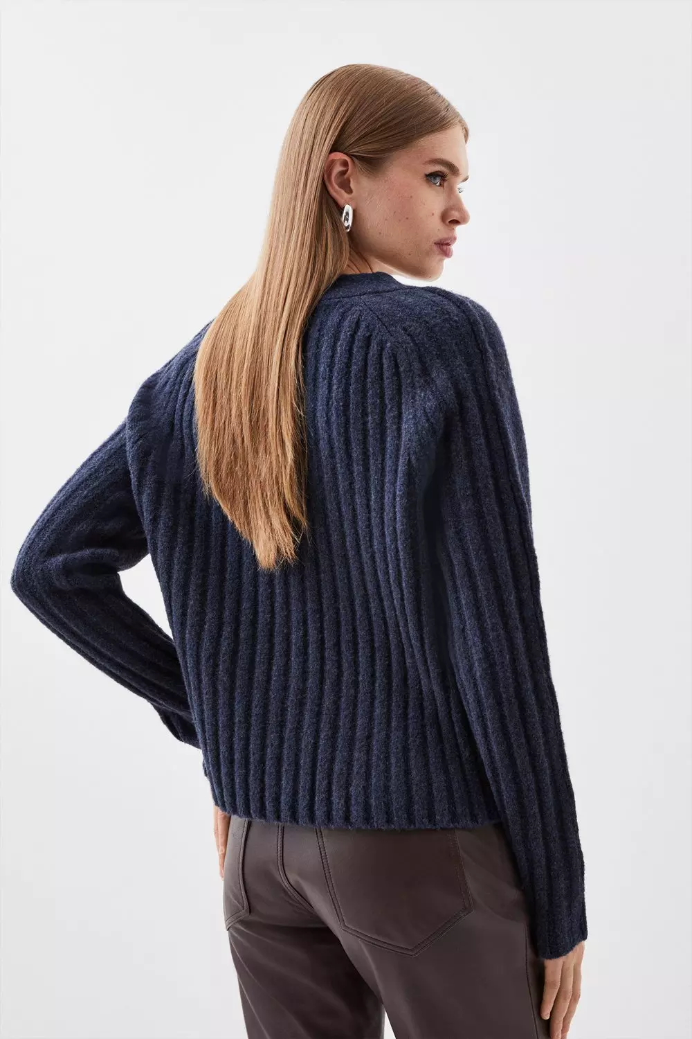 Karen millen shop navy cardigan