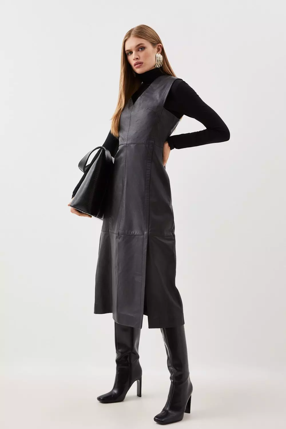 Karen millen discount pinafore dress