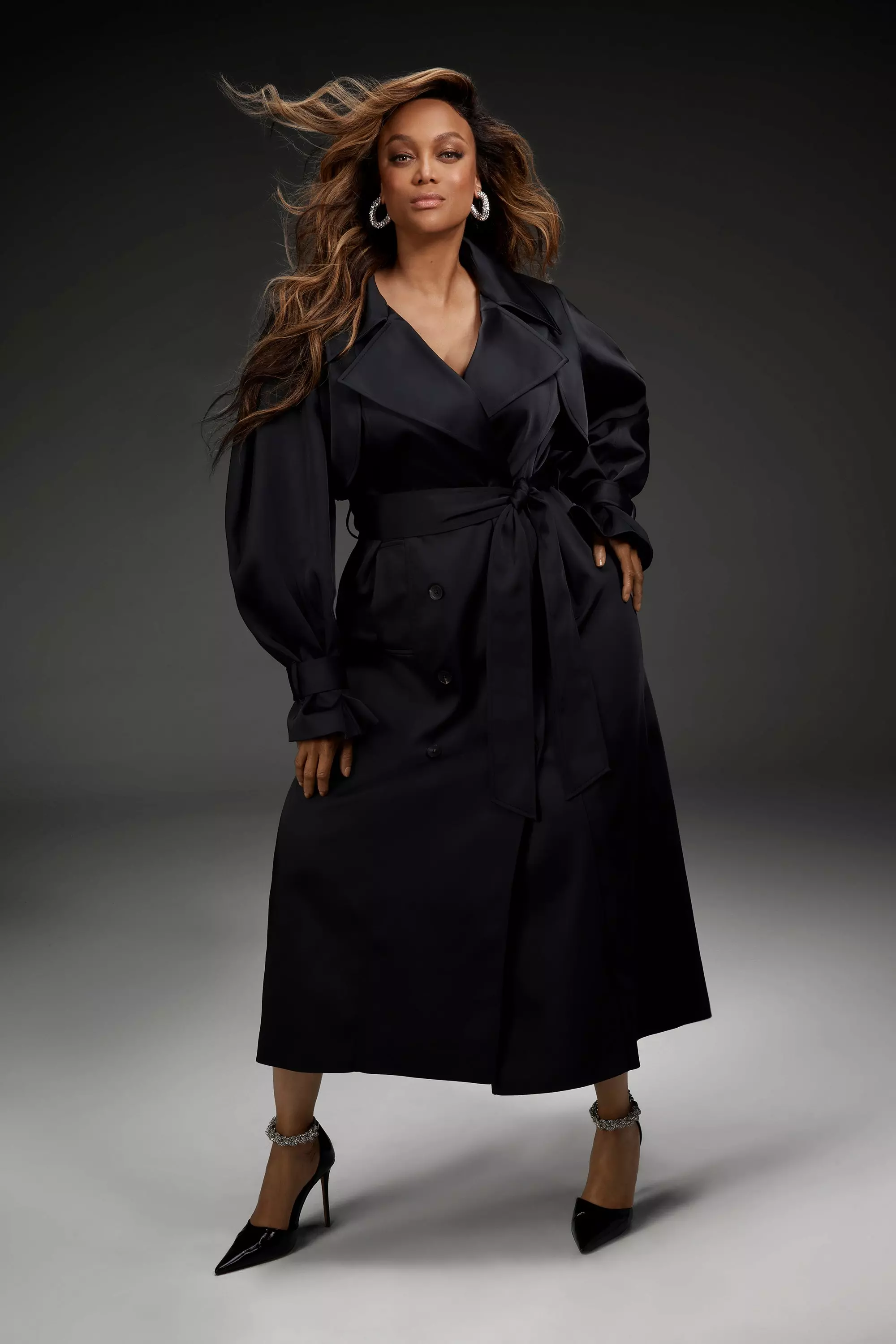 Plus size store dress coat