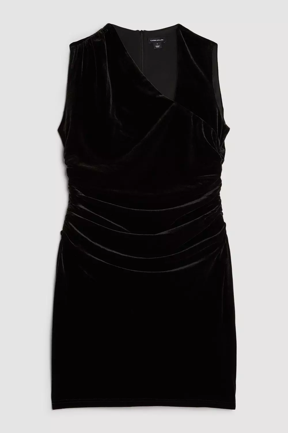 Karen millen velvet clearance dress