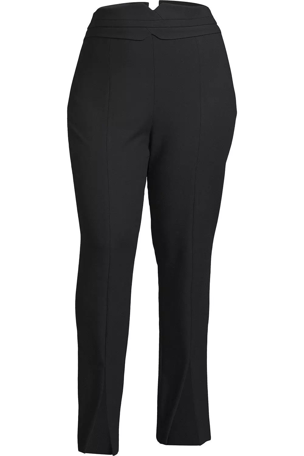 Women's Split-Hem Tailored Slim Straight Pant, Women's Clearance