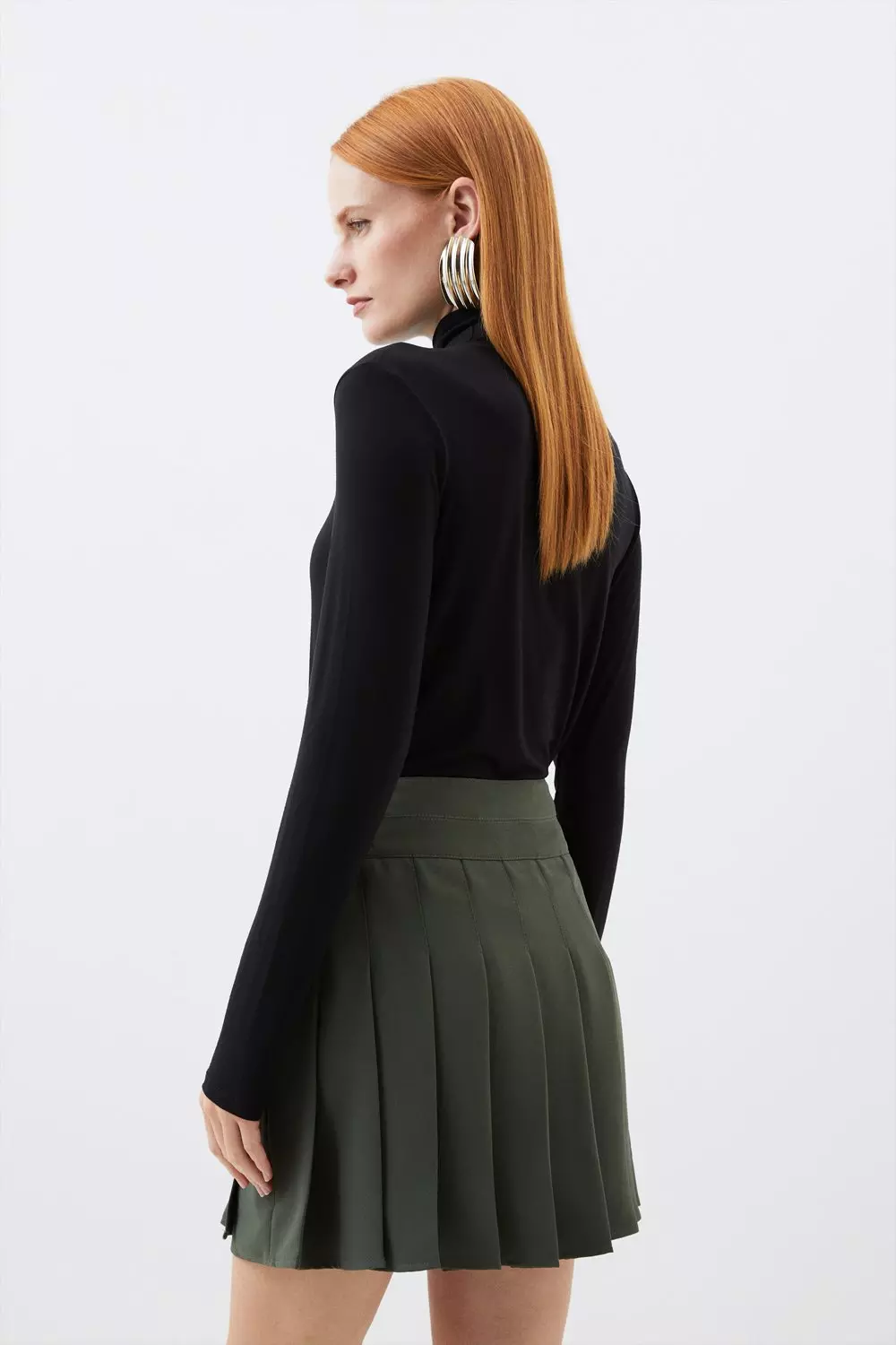 Karen millen 2024 pleated mini skirt