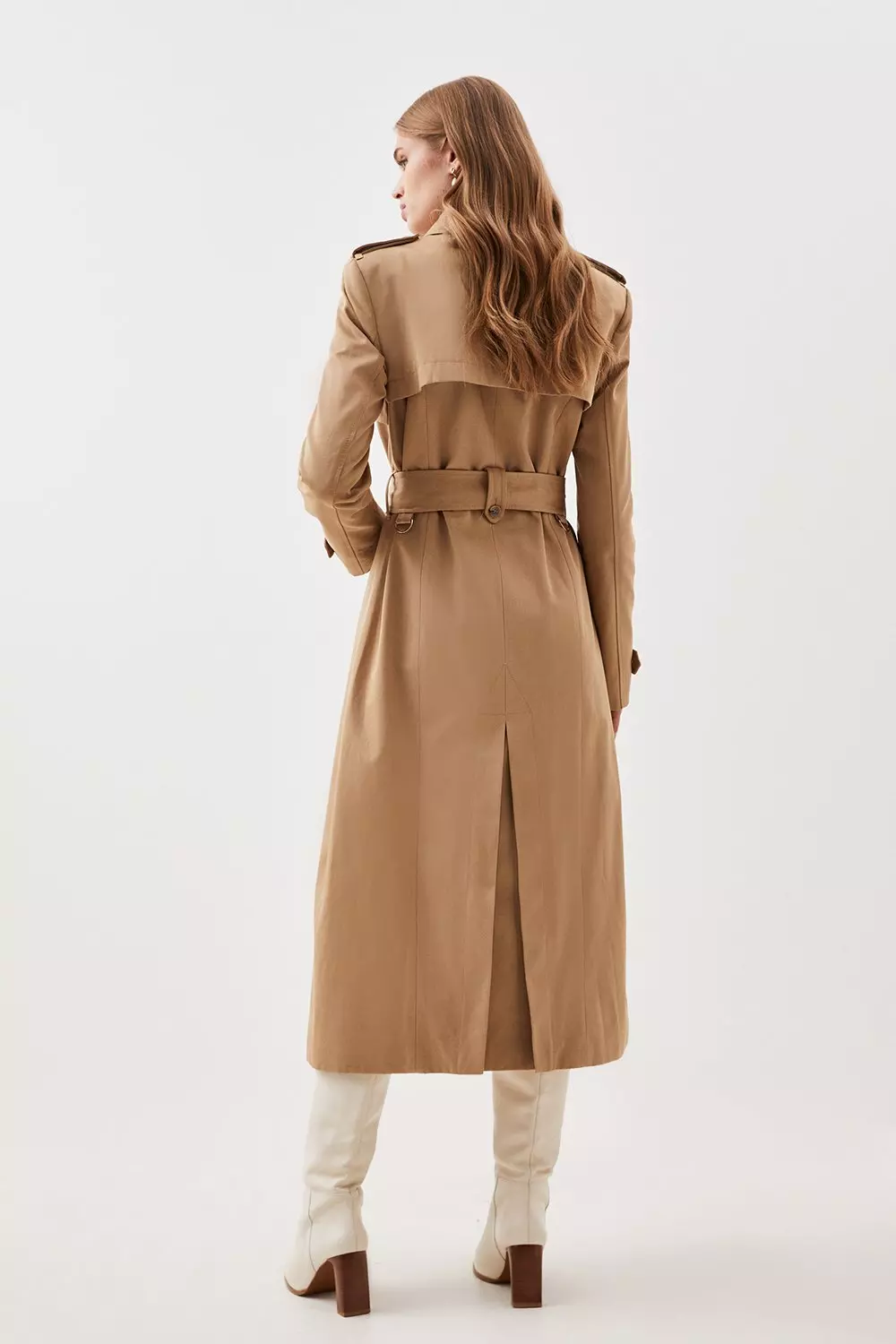 Lydia Millen Collar Detail Belted Trench Coat