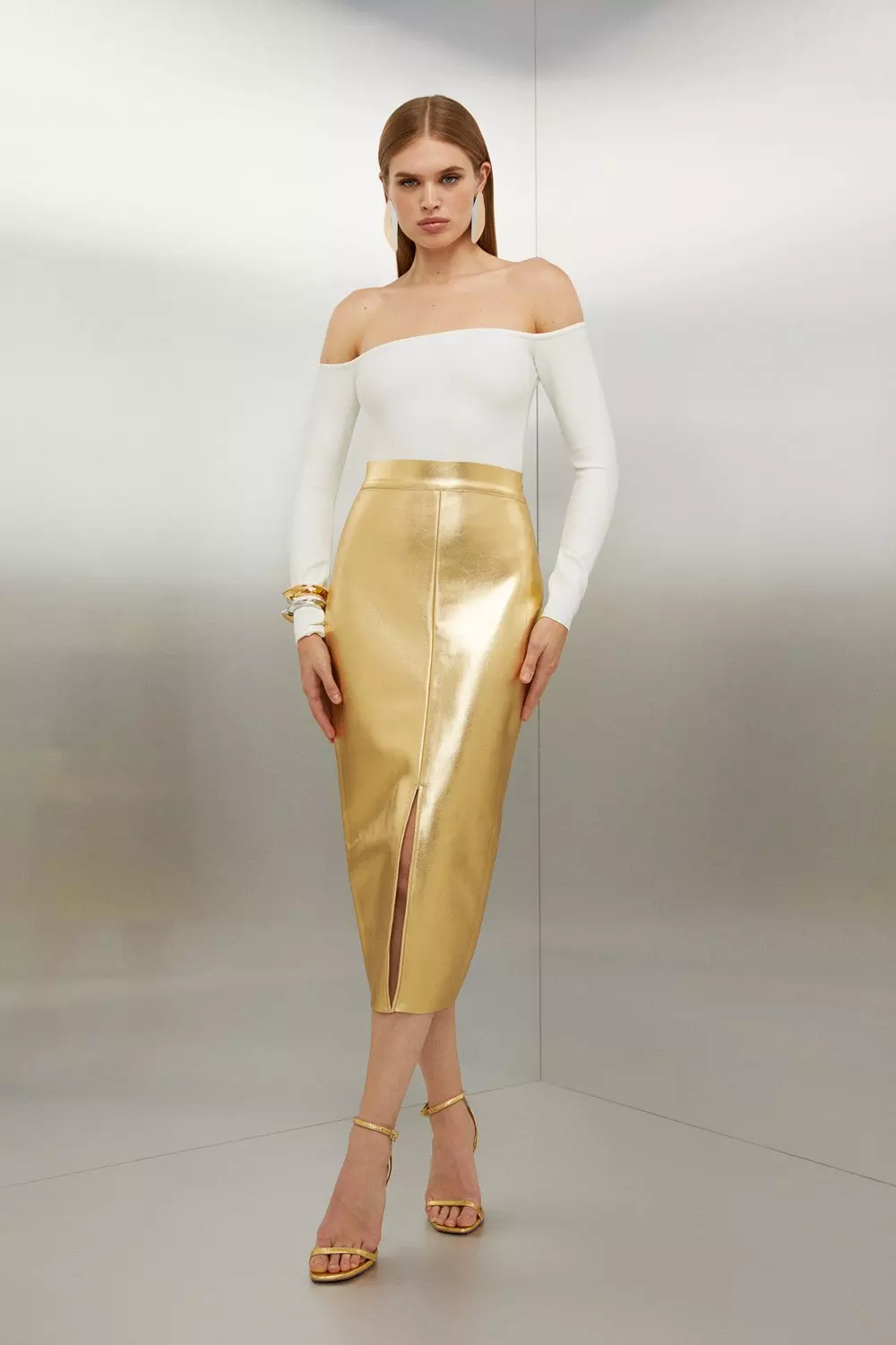 Midi 2025 bandage skirt