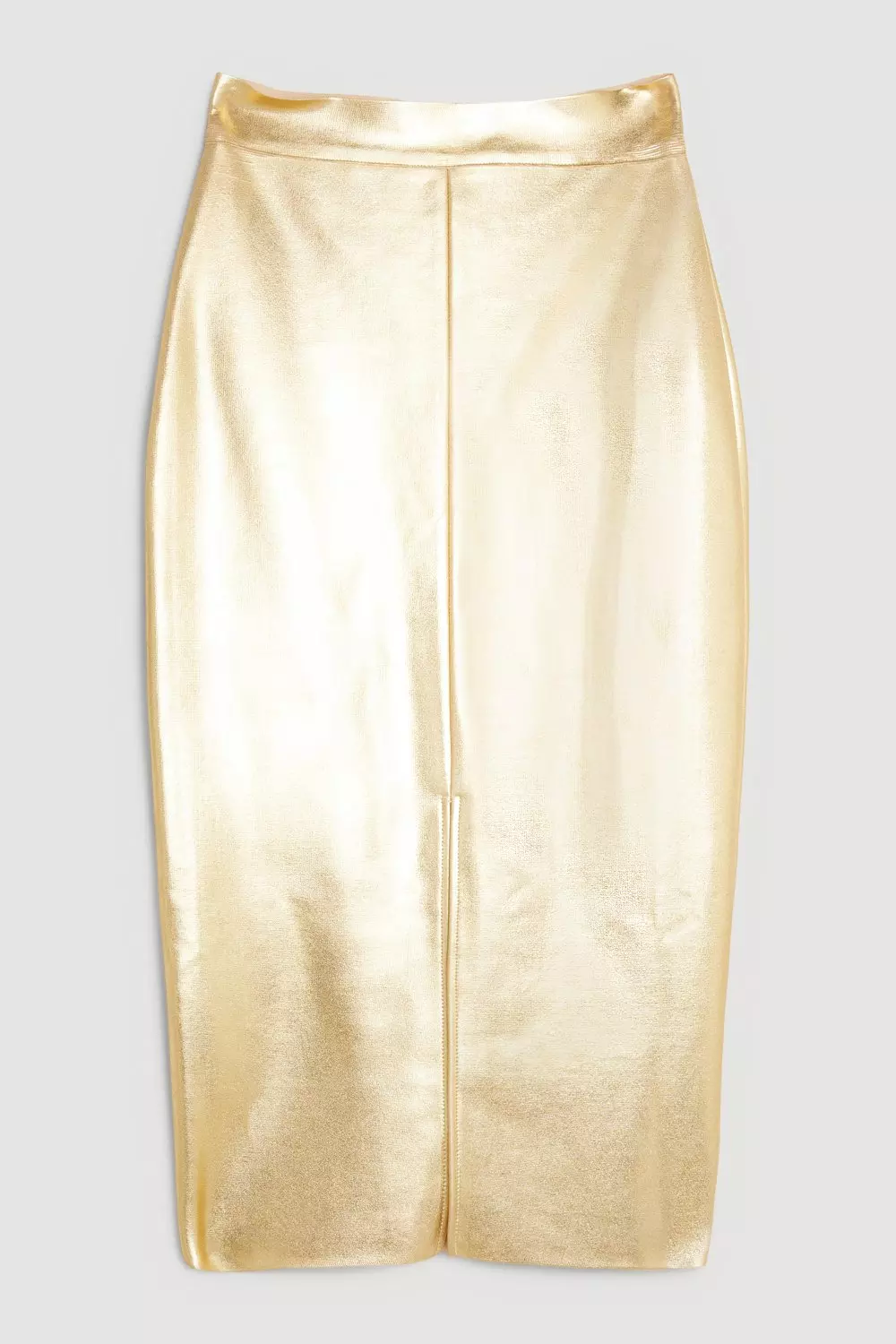 Gold bandage skirt outfit sale