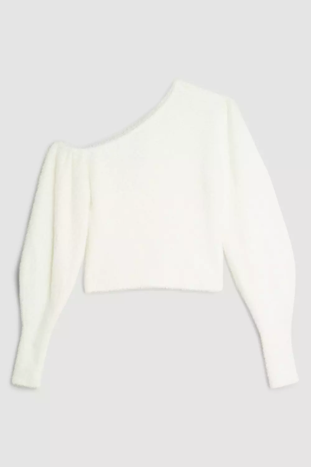 Eyelash Knit Drop Shoulder Sweater