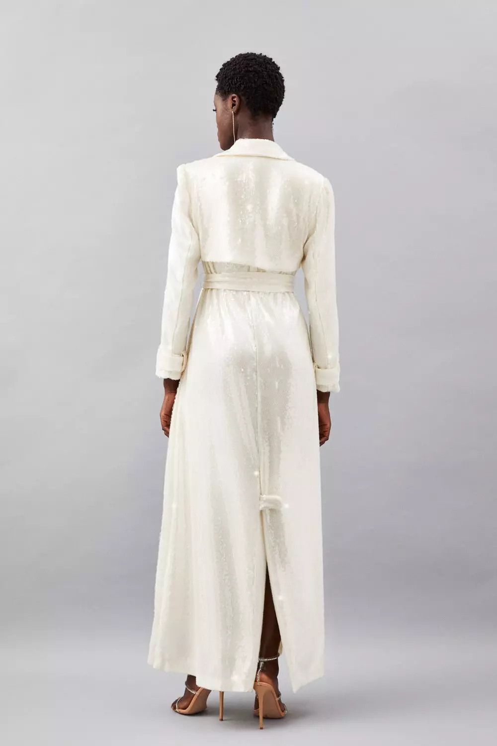 Karen millen white on sale coat