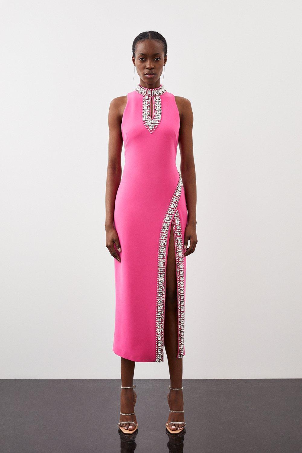 Pink store dress women