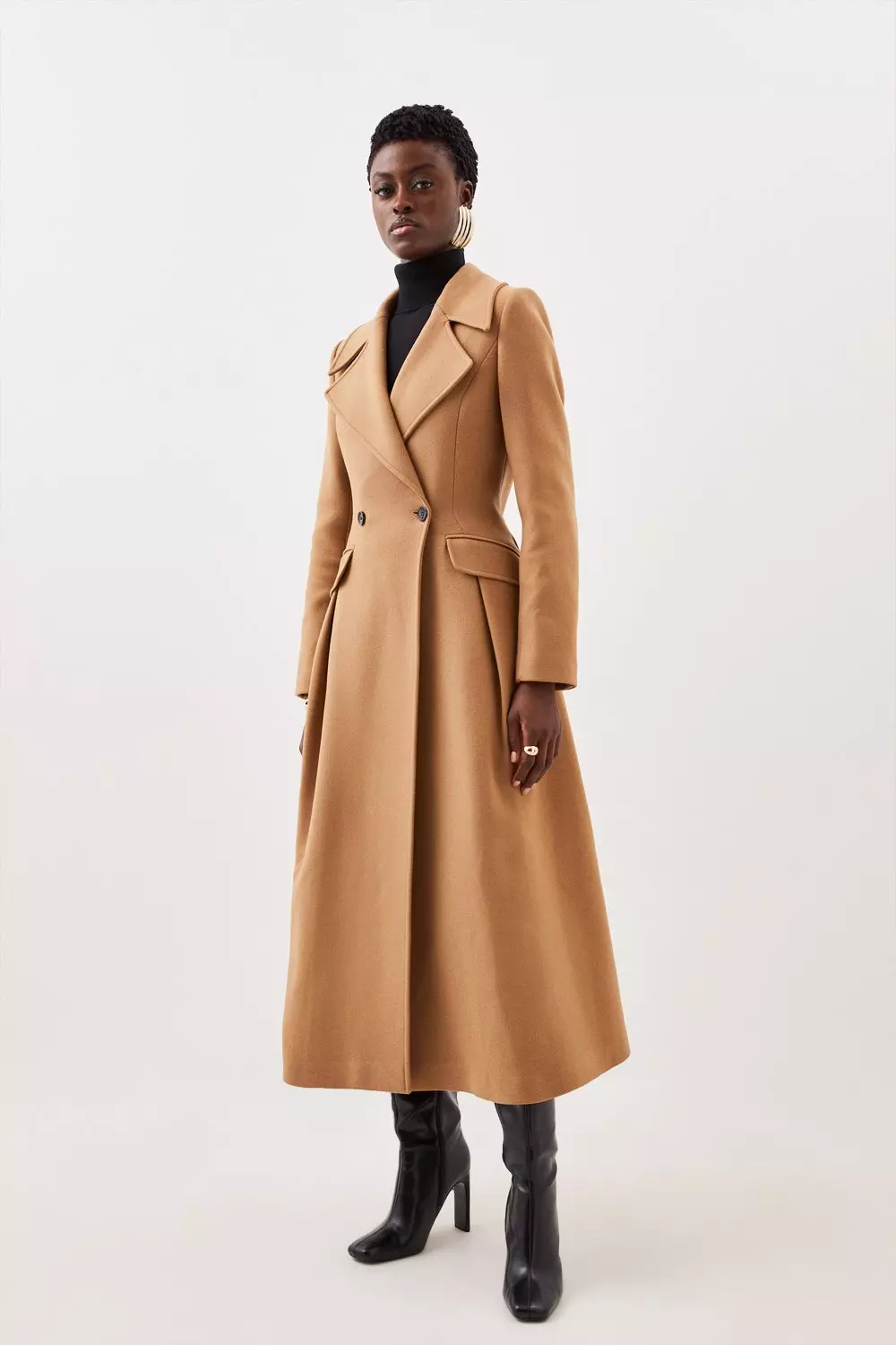 Flared coats hot sale