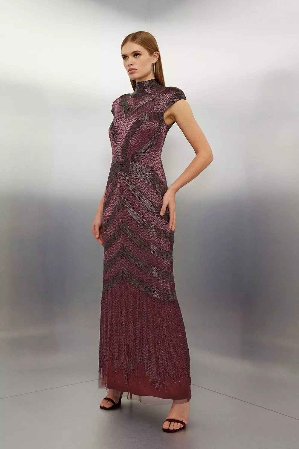 Karen millen hotsell beaded dress