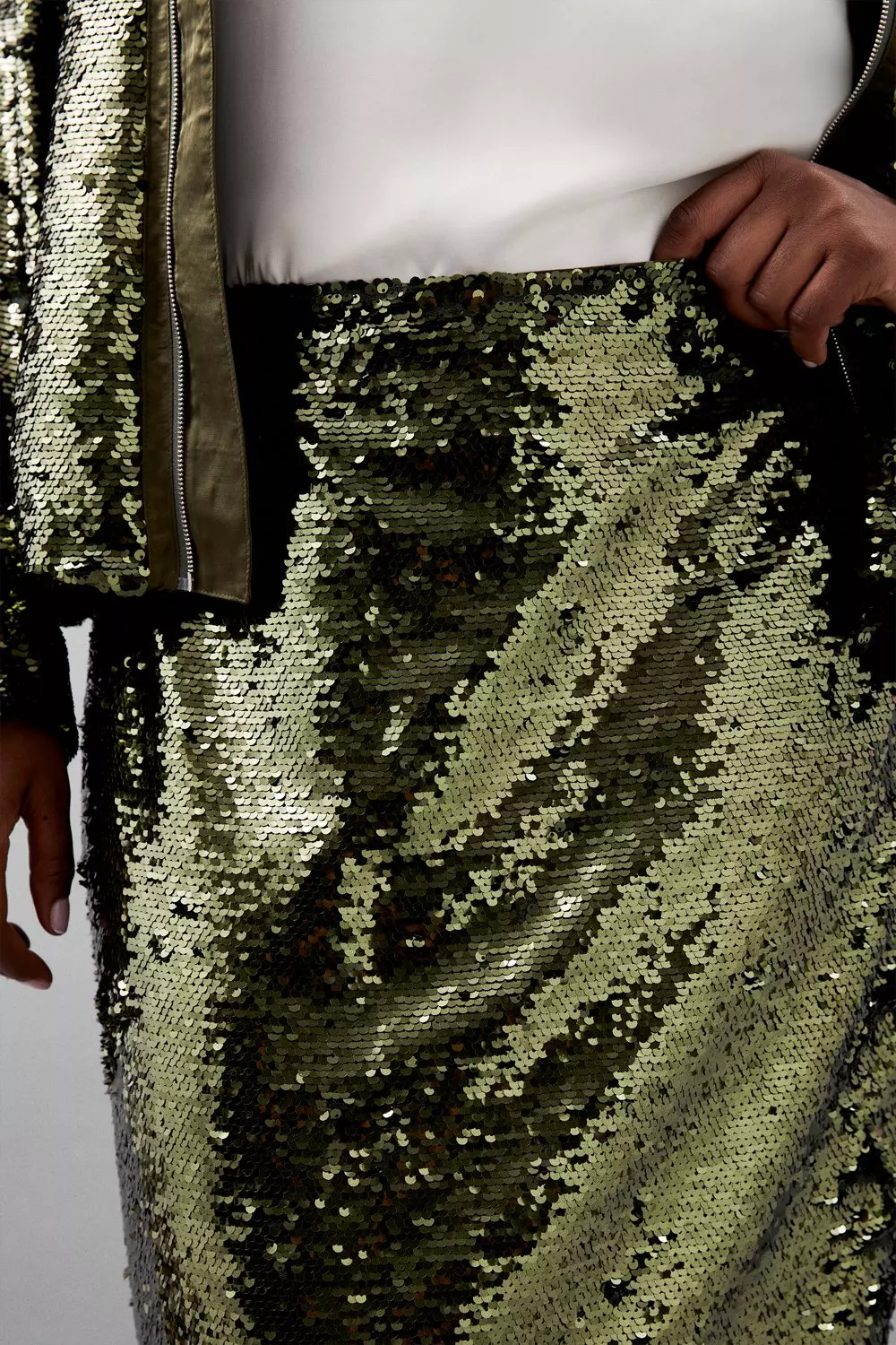 Where can i buy a plus size sequin outlet skirt