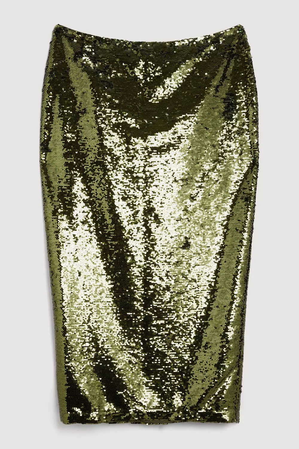 Sequin Back Slit Maxi Skirt | Karen Millen