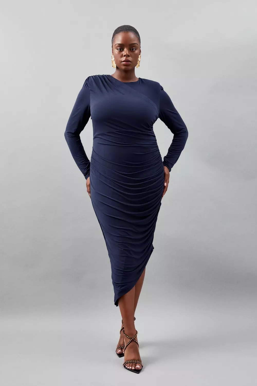 Long sleeve maxi outlet dress plus size