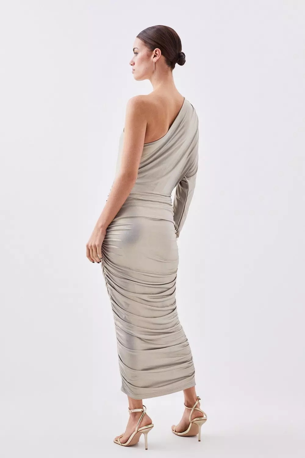 Metallic 2024 dress midi