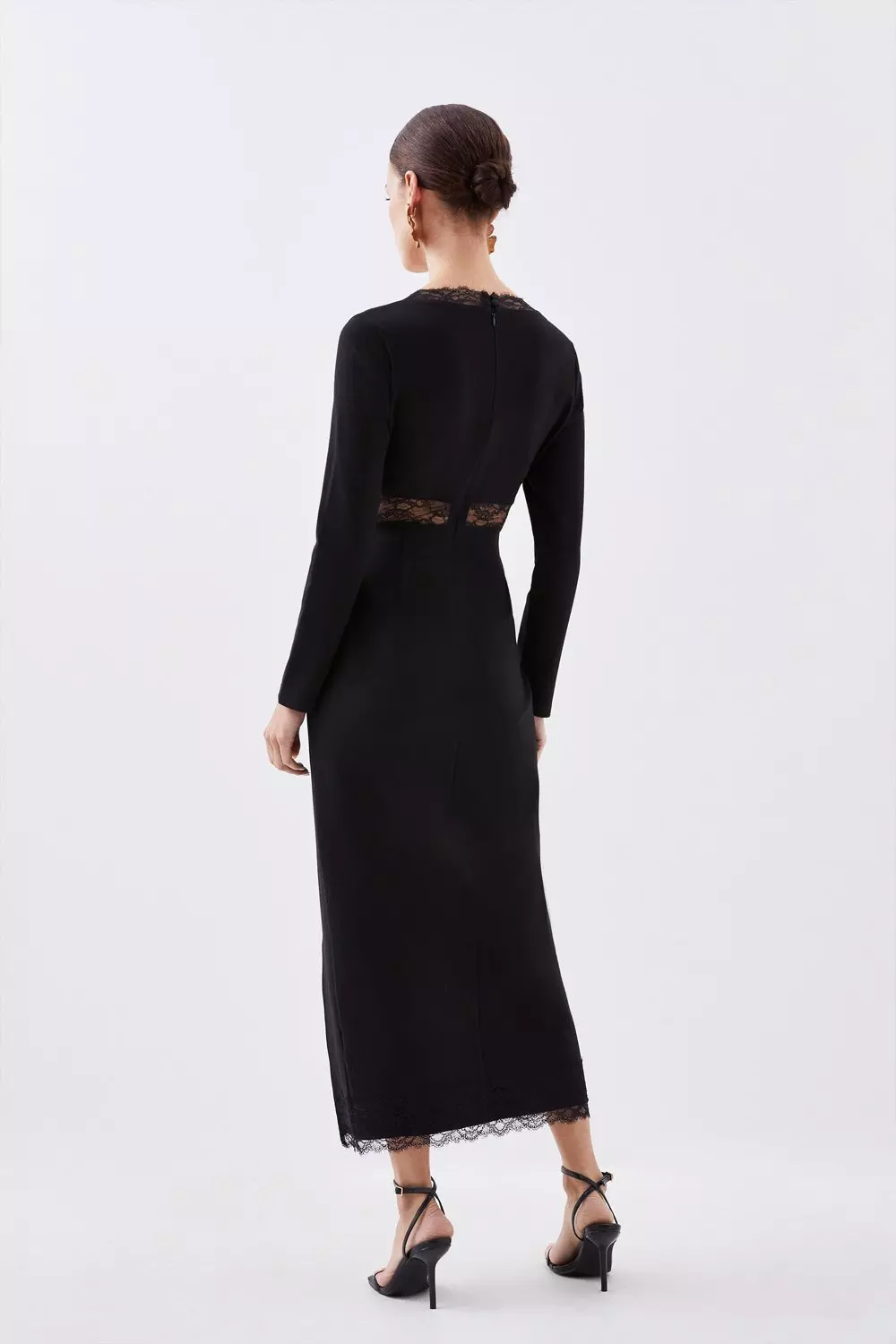 Midi dress shop with thigh split