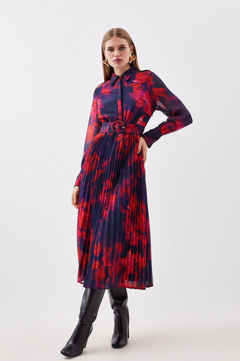 Karen millen 2025 tartan dress