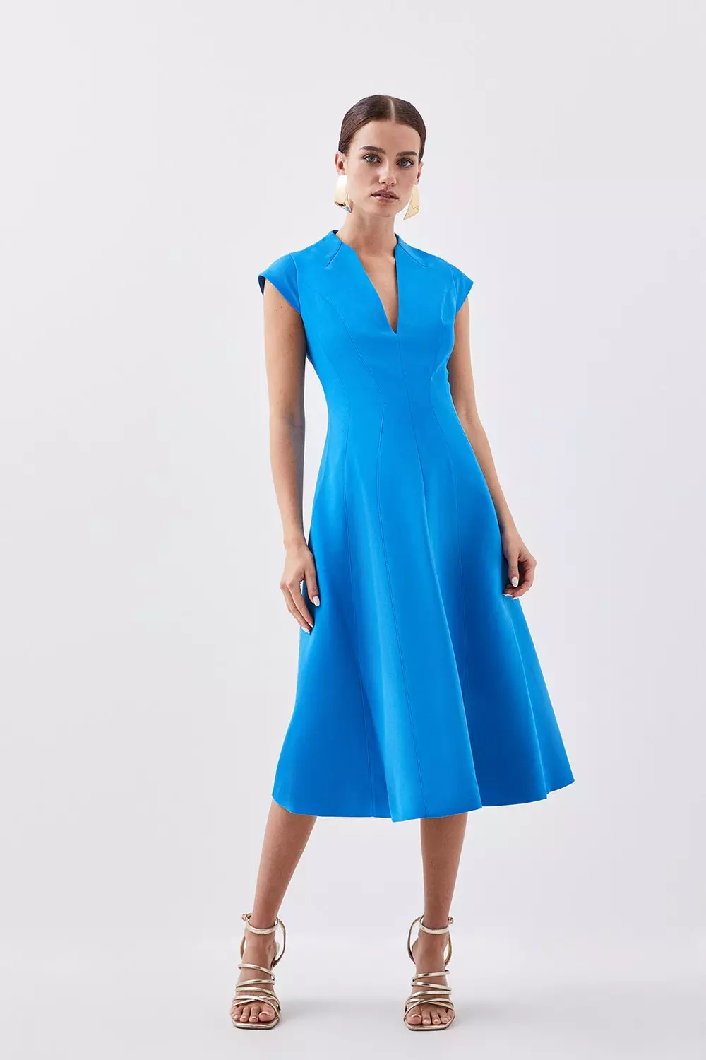 Karen millen clearance blue bodycon dress